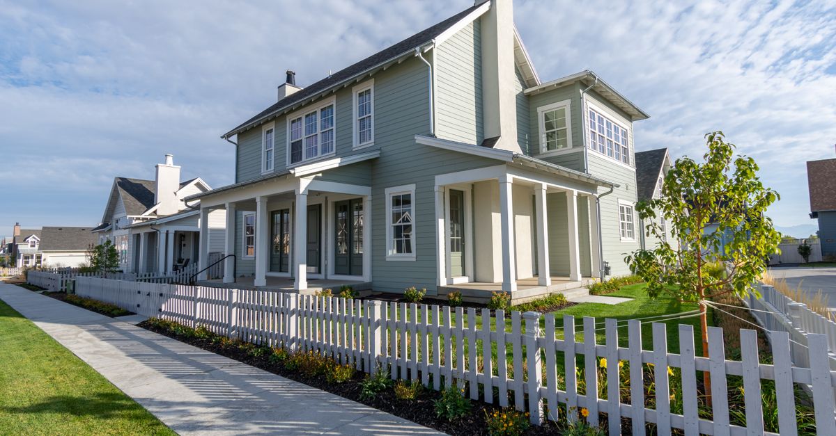 White picket fence