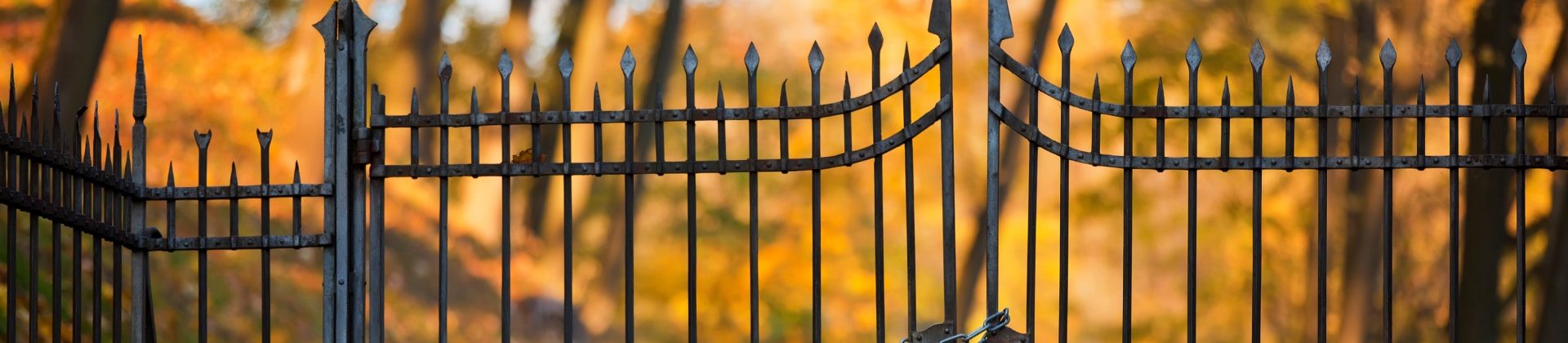 Black Metal Gate - Turnkey Fences
